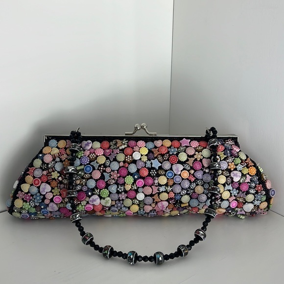 Handbags - BEADED CLUTCH